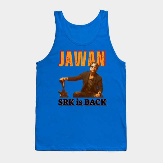 Shahrukh Khan Jawan Movie shirt Tank Top by Swag Like Desi